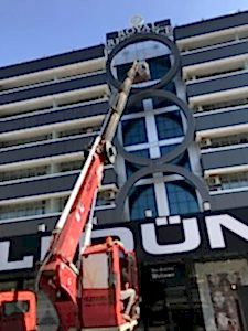 Bursa vinçli cam temizliği