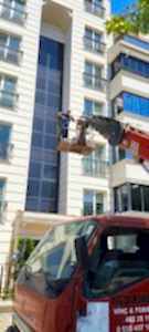 Bursa vinçli cam temizliği