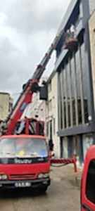 Bursa vinçli cam temizliği